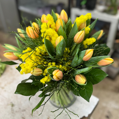 Tulpenstrauß in Gelb/Orange