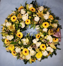 Load the image into the gallery viewer, Mourning wreath Sunshine