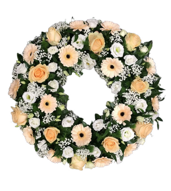 Funeral wreath blessing